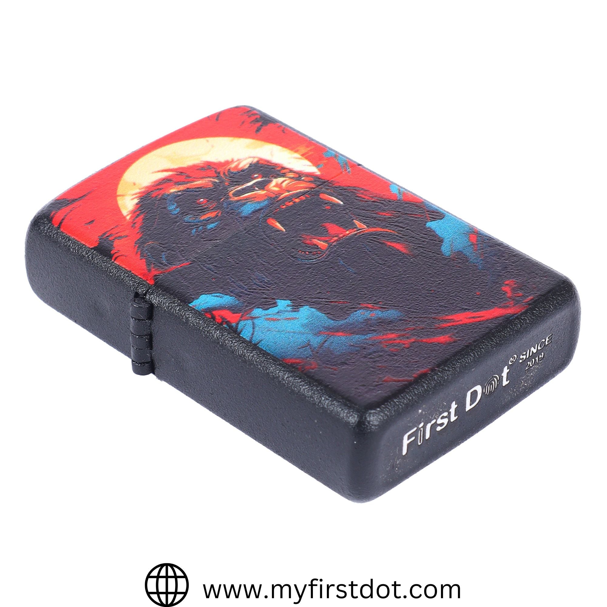 Angry Gorilla Windproof Cigarette Lighter for Men | Pocket Classic Lighter for Smoking | | First Dot