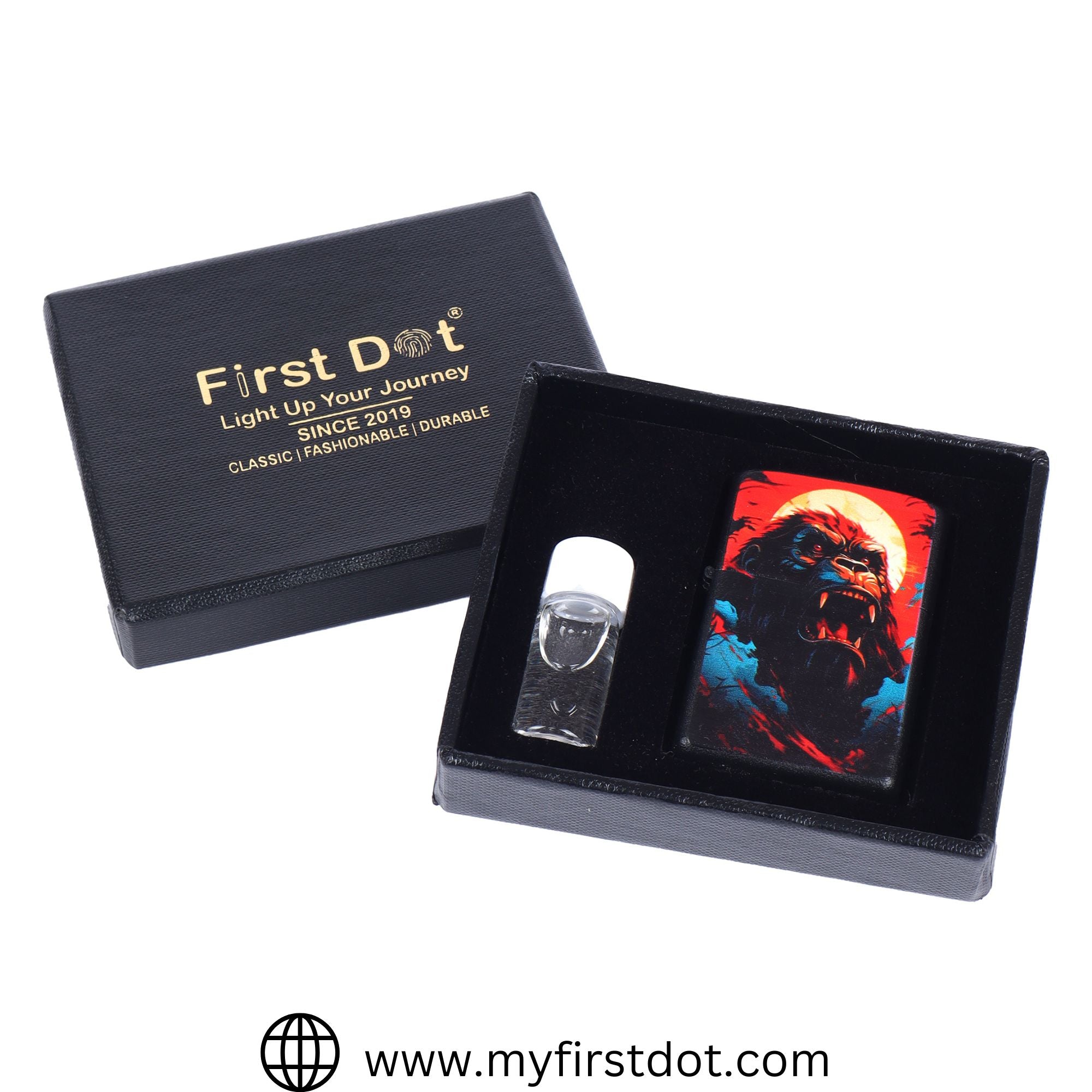 Angry Gorilla Art Edition Windproof Cigarette Lighter