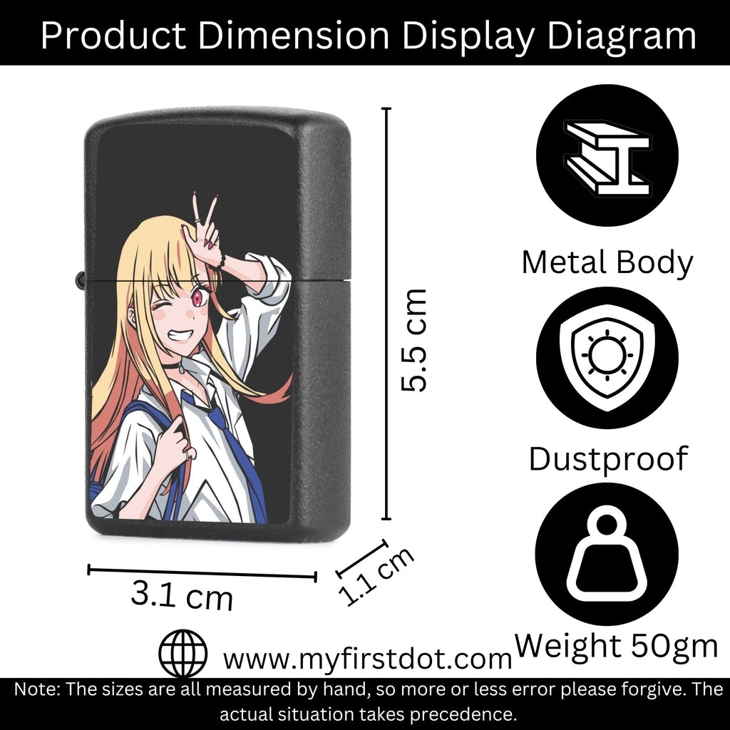 First Dot Marin Kitagawa Windproof Cigarette Lighter