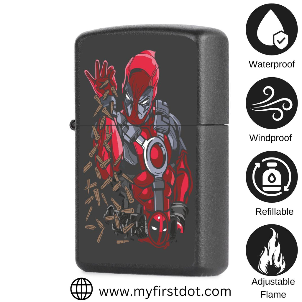 Deadpool Lighter Windproof Cigarette Lighter for Men