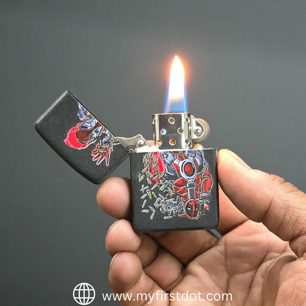 Deadpool Lighter Windproof Cigarette Lighter for Men