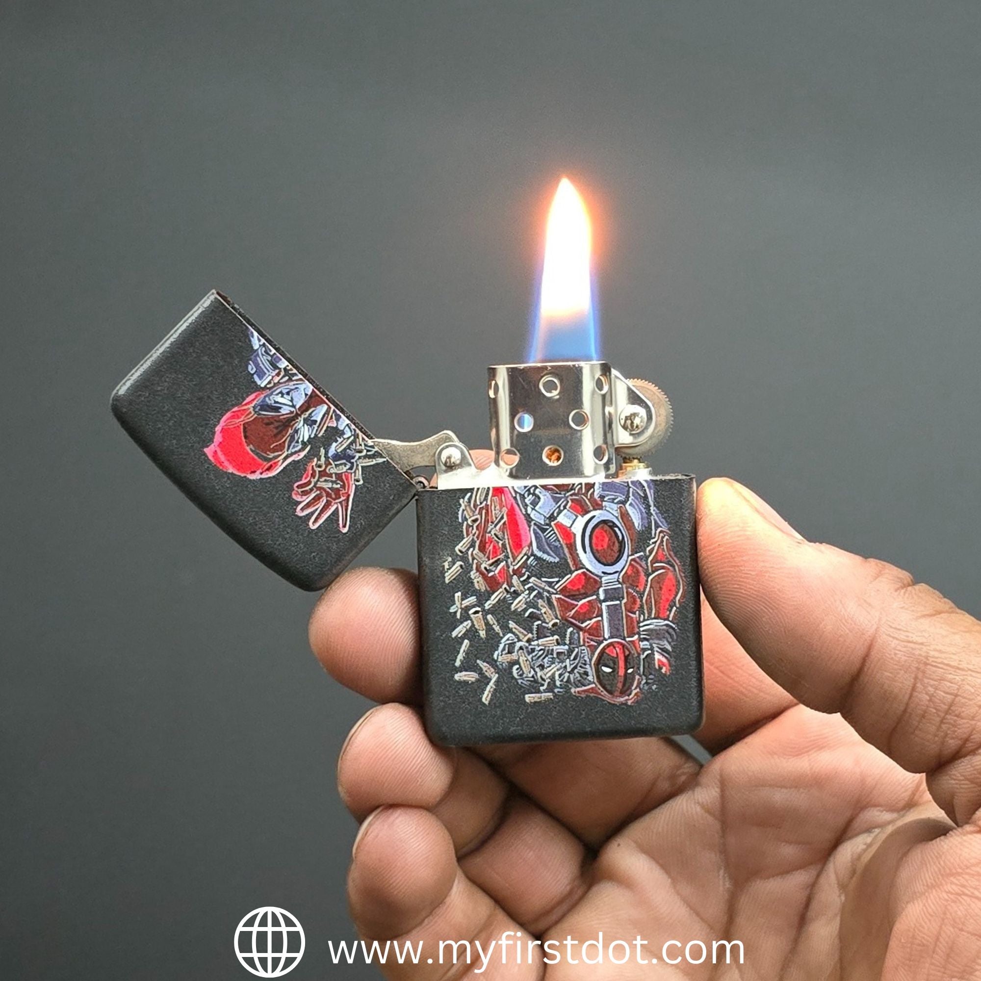 Deadpool Lighter Windproof Cigarette Lighter for Men