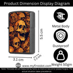 Face Skull Lighter Windproof Cigarette Lighter for Men