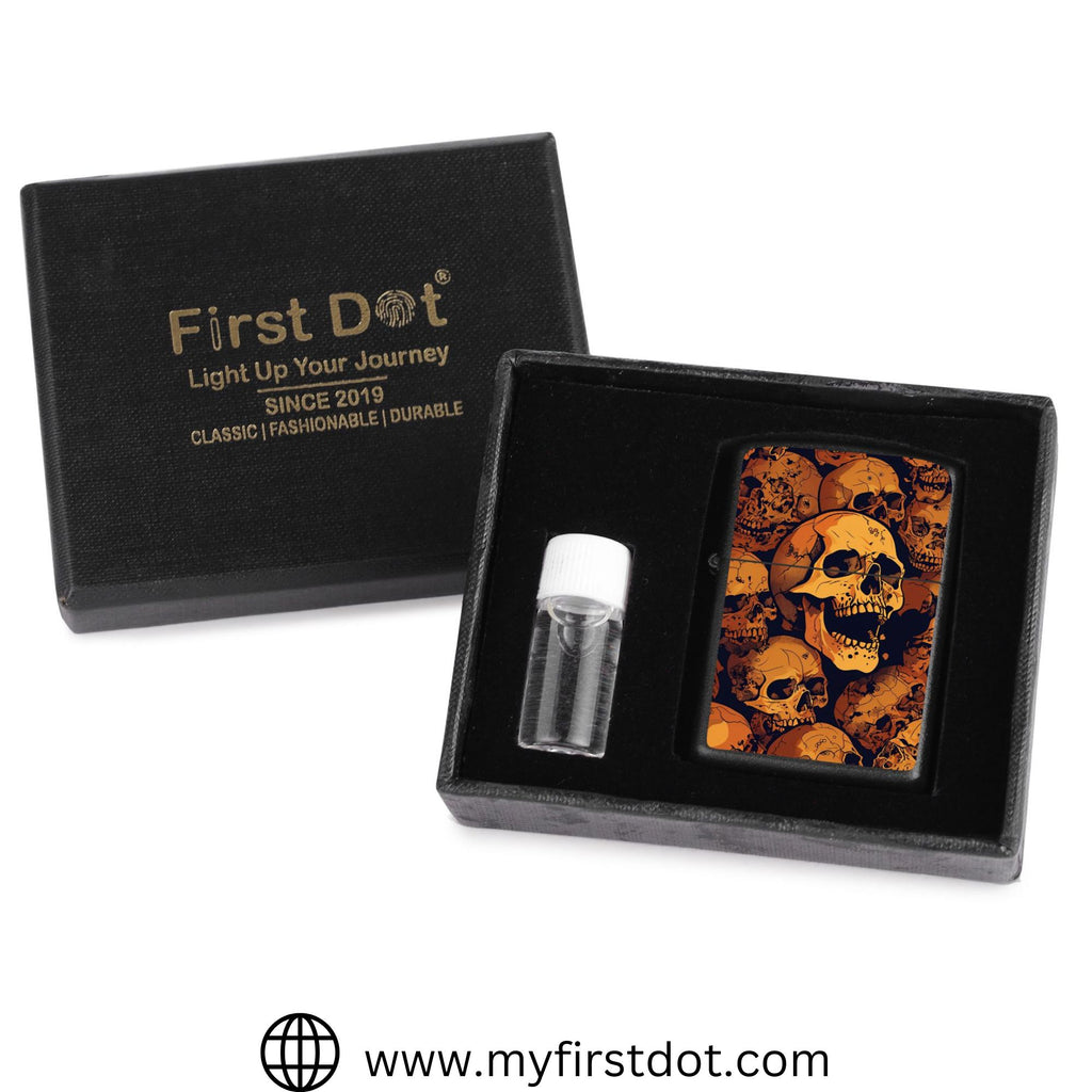 Face Skull Lighter Windproof Cigarette Lighter for Men