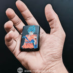 First Dot Goku Super Saiyan Blue Windproof Cigarette Lighter