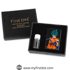 First Dot Goku Super Saiyan Blue Windproof Cigarette Lighter