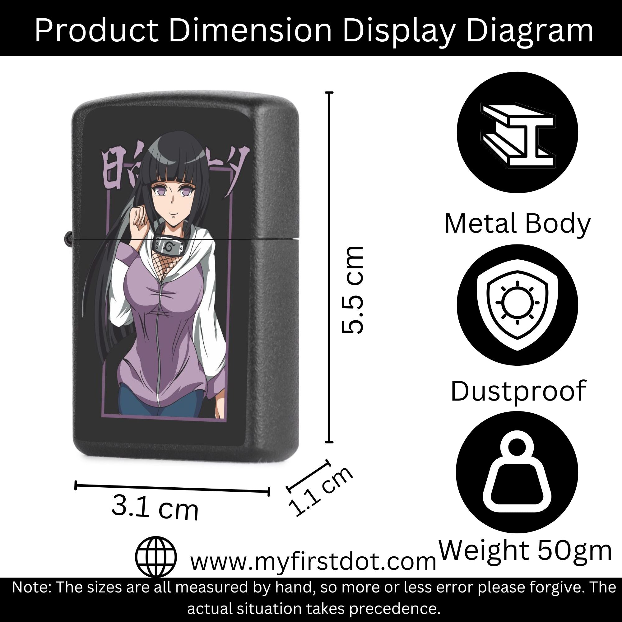 Hinata Hyuga Lighter Windproof Cigarette Lighter