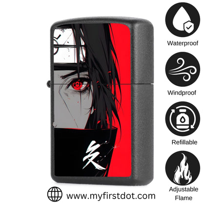 Red Itachi Lighter Windproof Cigarette Lighter for Men