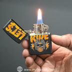 First Dot Let's Ride Windproof Cigarette Lighter