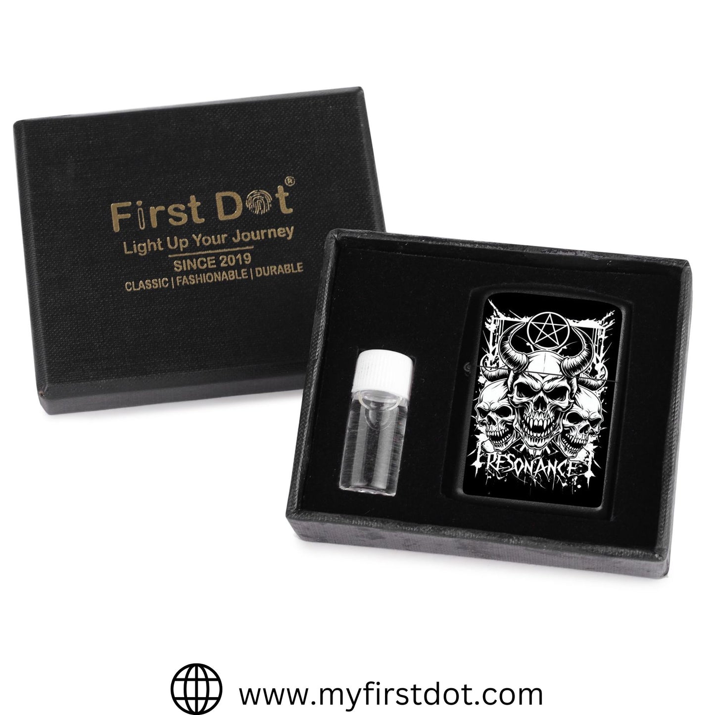 Menacing Skull Lighter Windproof Cigarette Lighter for Men