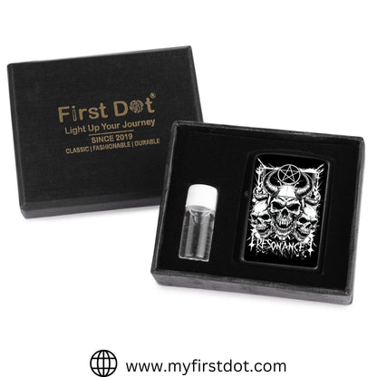 Menacing Skull Lighter Windproof Cigarette Lighter for Men
