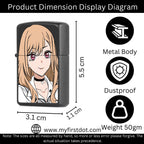 First Dot Anime Series Windproof Cigarette Lighter
