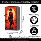 First Dot Samurai Sunset Ronin Series Windproof Cigarette Lighter