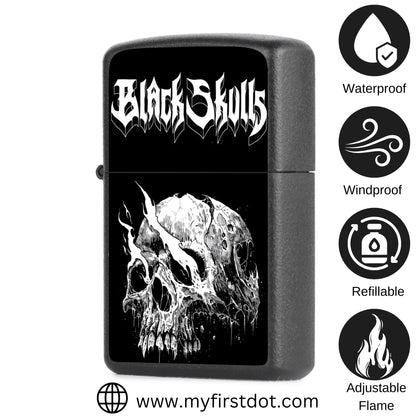 Skull Lighter Windproof Cigarette Lighter for Men