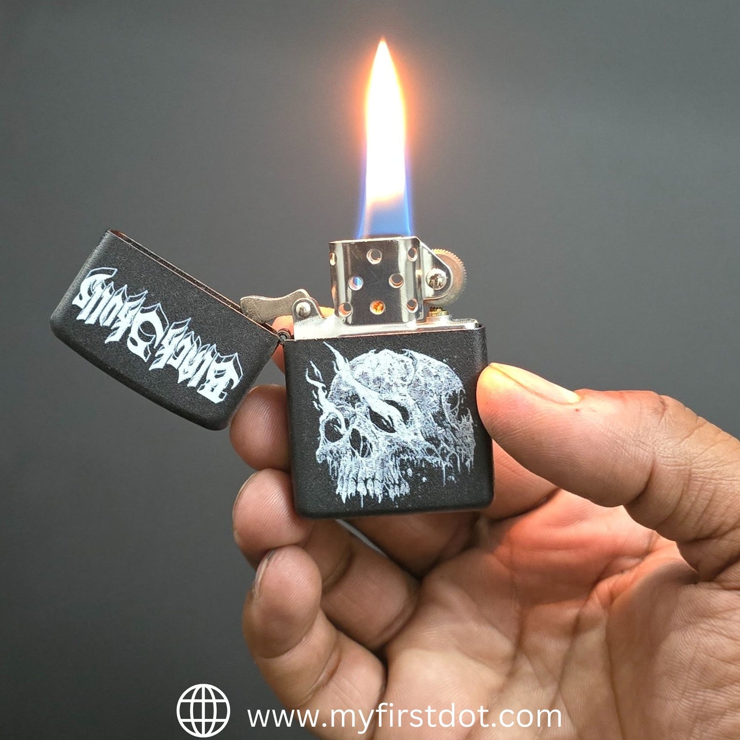 Skull Lighter Windproof Cigarette Lighter for Men