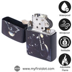 Skull Rider Windproof Cigarette Lighter for Men | Pocket Classic Lighter for Smoking | | First Dot