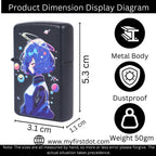 Sky Star Girl Windproof Cigarette Lighter for Men