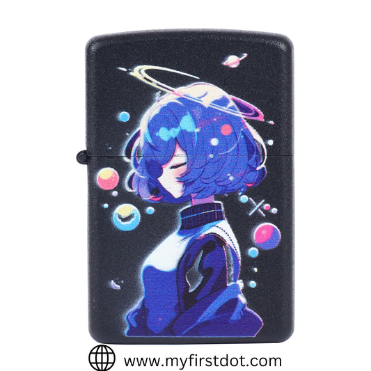 Sky Star Girl Windproof Cigarette Lighter for Men | Pocket Classic Lighter for Smoking | | First Dot