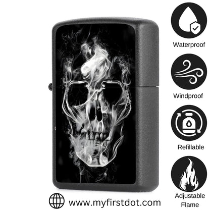 Smokey Skull Lighter Windproof Cigarette Lighter for Men