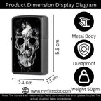 Smokey Skull Lighter Windproof Cigarette Lighter for Men