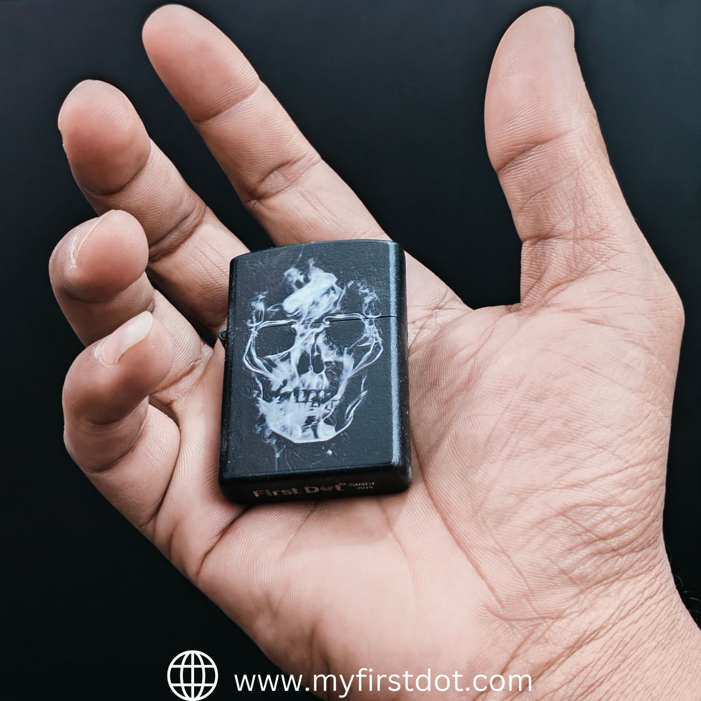 Smokey Skull Lighter Windproof Cigarette Lighter for Men