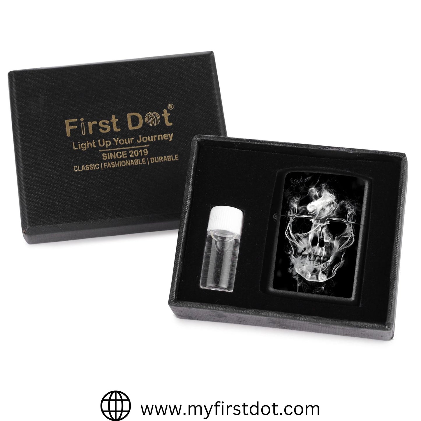 Smokey Skull Lighter Windproof Cigarette Lighter for Men
