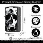 First Dot Nocturnal Gothic Windproof Cigarette Lighter