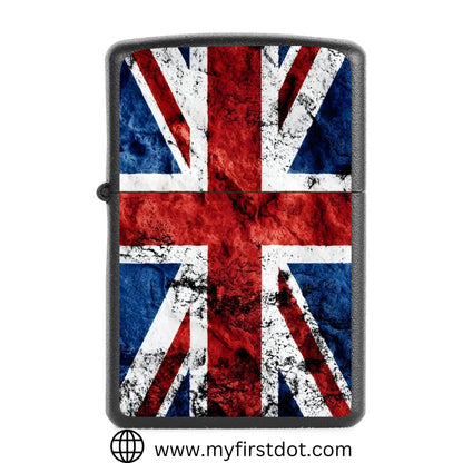 UK Flag Lighter Windproof Cigarette Lighter for Men