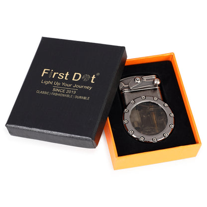 Double Jet Flame Lighter Premium Refillable Cigarette Lighter – Perfect for Gifting | First Dot