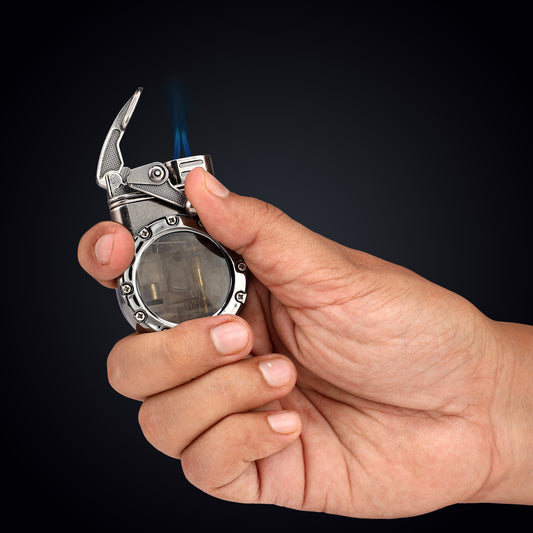 Double Jet Flame Lighter Premium Refillable Cigarette Lighter – Perfect for Gifting | First Dot