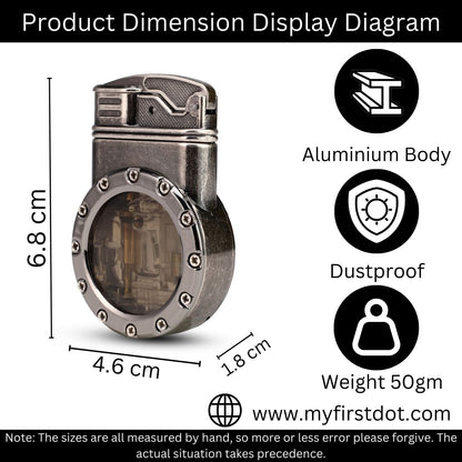 Double Jet Flame Lighter Premium Refillable Cigarette Lighter – Perfect for Gifting | First Dot