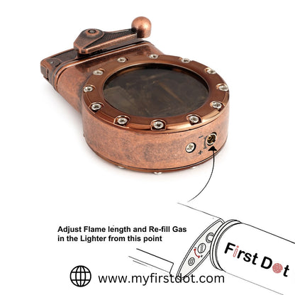 Double Jet Flame Lighter Premium Refillable Cigarette Lighter – Perfect for Gifting | First Dot