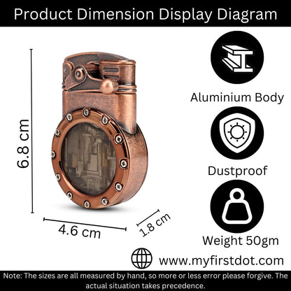 Double Jet Flame Lighter Premium Refillable Cigarette Lighter – Perfect for Gifting | First Dot