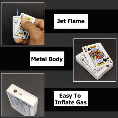 King White Premium Refillable Cigarette Lighter – Perfect for Gifting | First Dot
