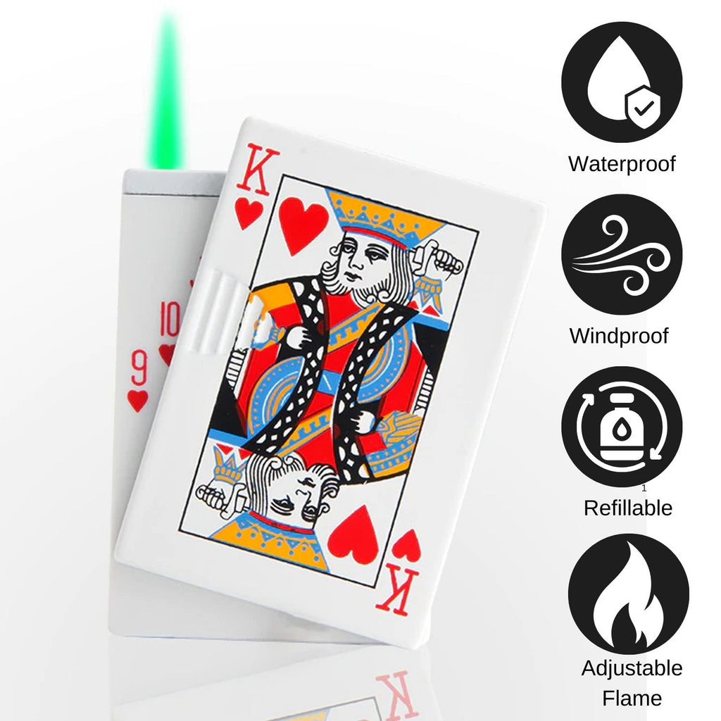 White King Blue Jet Flame Lighter | Windproof Cigarette Lighter