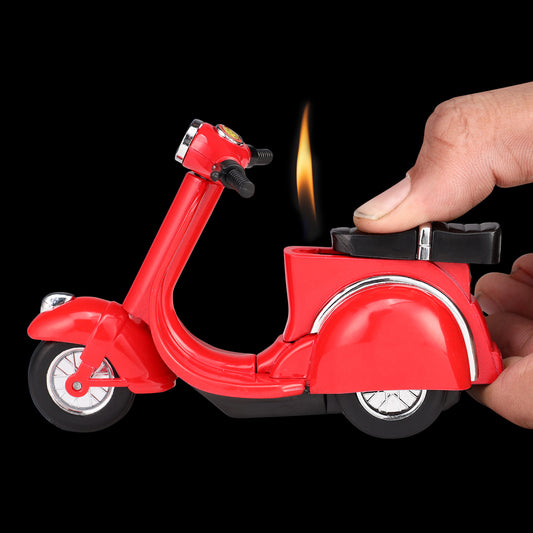 Scooter Red Luxury Windproof Lighter | Men's Gift | First Dot