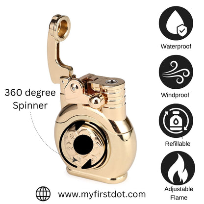 Spinner Premium Refillable Cigarette Lighter – Perfect for Gifting | First Dot