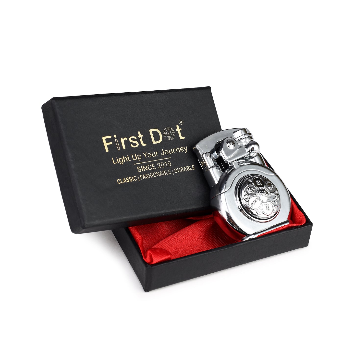 Spinner Premium Refillable Cigarette Lighter – Perfect for Gifting | First Dot