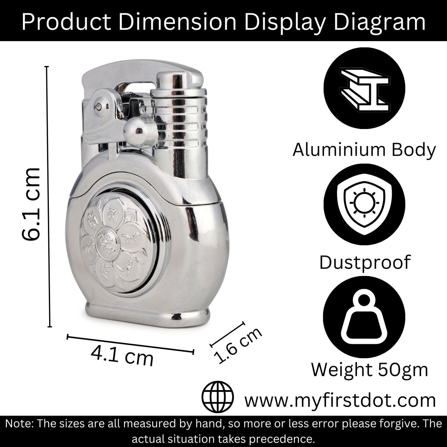 Spinner Premium Refillable Cigarette Lighter – Perfect for Gifting | First Dot