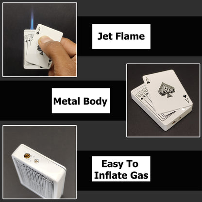 Ikka White Premium Refillable Cigarette Lighter – Perfect for Gifting | First Dot