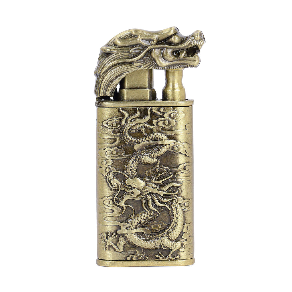 Dragon Double Flame Premium Refillable Cigarette Lighter – Perfect for Gifting | First Dot
