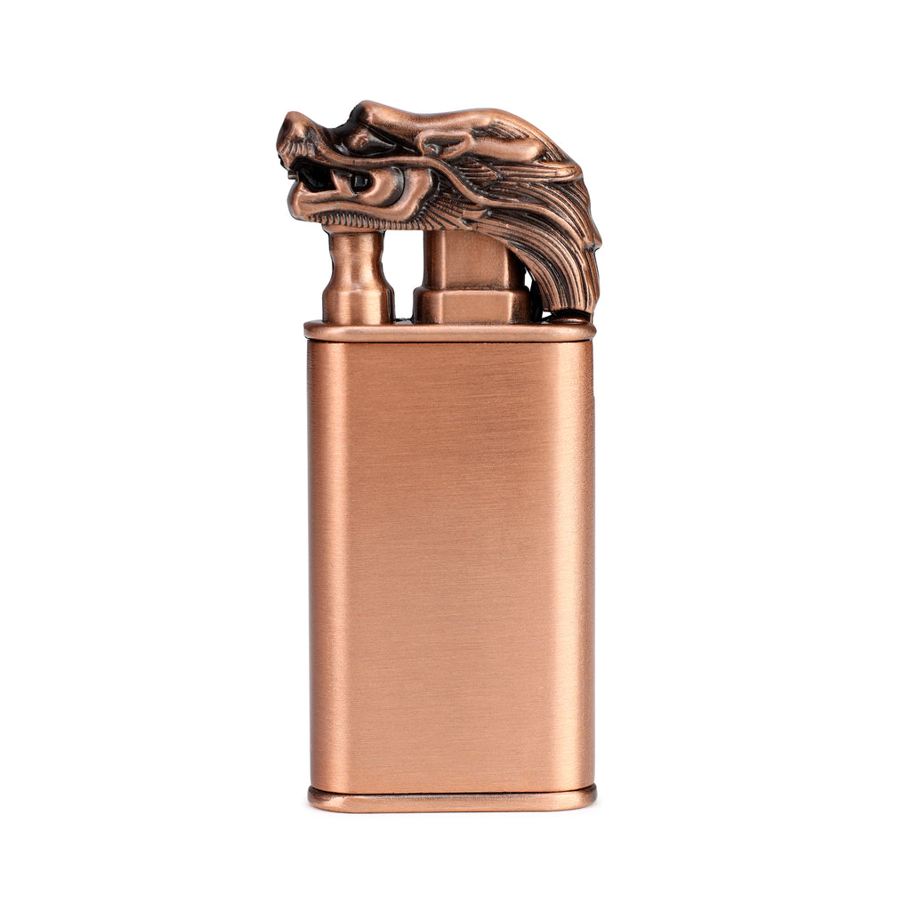 First Dot Dragon Luxury Windproof Lighter Gift for Men - Pocket Lighter