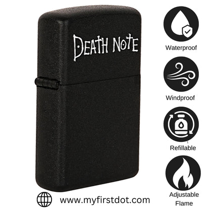 Death Note Skull Premium Refillable Cigarette Lighter – Perfect for Gifting | First Dot