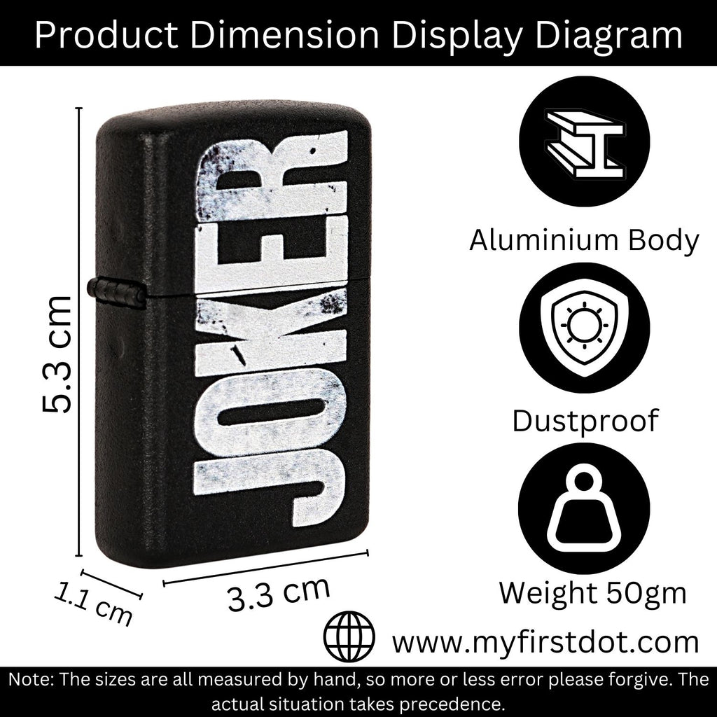 Joker Classic Lighter Windproof Cigarette Lighter