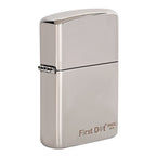 Classic Street Chrome Silver Windproof Cigarette Lighter | First Dot