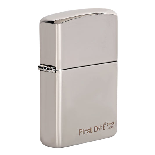 Classic Street Chrome Silver Windproof Cigarette Lighter | First Dot