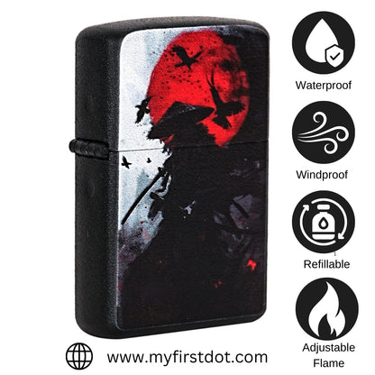 Samurai Warrior Premium Refillable Cigarette Lighter – Perfect for Gifting | First Dot