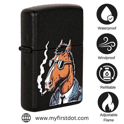 Smoke Horse Premium Refillable Cigarette Lighter – Perfect for Gifting | First Dot