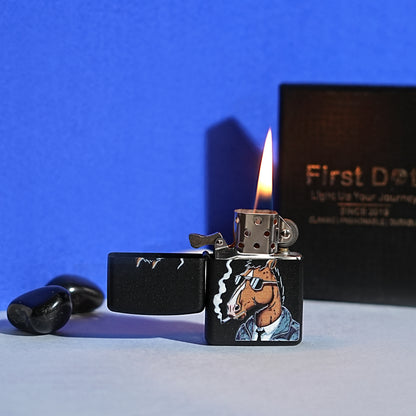 Smoke Horse Premium Refillable Cigarette Lighter – Perfect for Gifting | First Dot