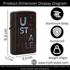 First Dot "Unstoppable" Windproof Cigarette Lighter